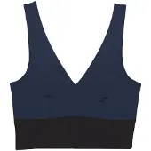 Mymarini - Women's Yoga Top - Bikini-Top Gr S blau
