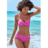 Elbsand Bügel-Bandeau-Bikini-Top "Letra" mit tollem Wording