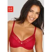Vivance T-Shirt-BH aus feinem Mesh-Material und Spitze in Leo-Optik, Dessous