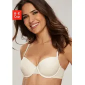 s.Oliver Schalen-BH , Damen, Gr. 75, Cup C, beige (creme), Microtouch, Obermaterial: 60% Polyamid, 35% Polyester, 5% Elasthan, Basic, BHs Schalen-BH, mit Bügel, T-Shirt-BH, bequemer BH