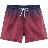 Venice beach Badeshorts , Herren, Gr. L (52), N-Gr, bunt (marine, bordeaux), Microfaser, Recycling-Polyester, Farbverlauf, kontrastfarbene Details, Badehosen Badeshorts, mit Farbverlauf, Topseller