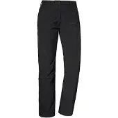 Schöffel Outdoorhose SCHÖFFEL "Pants Engadin1 Warm L", Damen, Gr. 52, Kurzgrößen, schwarz (9990, schwarz), Oberstoff: 89% Nylon, 11% Elasthan. Futter: 100% Polyester, Hosen Outdoorhose