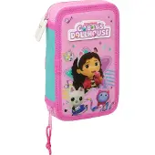Gabby's Dollhouse Doppel-Federmäppchen, Rosa