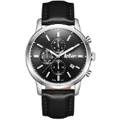 Lee cooper Herrenuhr LC08085.351 in Schwarz Fashion