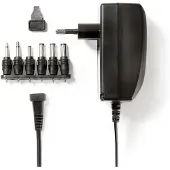 Nedis ACPA007 Universal-Netzteil 27 W 1,8 m 2,25 A 6 Stecker 3-12 V Schwarz