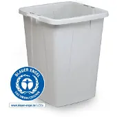 Durable Abfallbehälter DURABIN ECO 90L quadratisch, 1800505050 grau