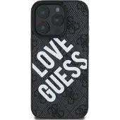 GUESS Pu Leather 4g Big Love Logo Magsafe Iphone 16 Pro Handyhülle