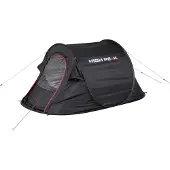 High Peak Vision 3, Camping, Festrahmen, Tunnelzelt, 3 Person(en), 2,26 kg, Schwarz