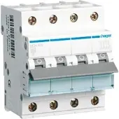 Hager MCN403 Leitungsschutzschalter 4 polig 6kA C-Charakteristik 3A 4 Module