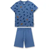 Sanetta Schlafanzug "Pyjama", Herren, Gr. 116, blau, Obermaterial: 100% Baumwolle CO., Homewear-Sets Schlafanzug