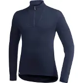 Woolpower - Zip Turtleneck 400 - Longsleeve Gr 3XL blau