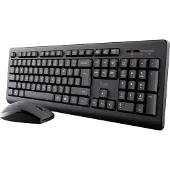 Trust Primo Kabellose Tastatur Und Maus Schwarz Schwarz One Size
