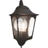 Elstead Lighting Elstead Chapel Außen-Wandleuchte E27 41cm Schwarz IP44, UK