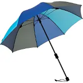 Euroschirm - Swing Handsfree - Regenschirm blau/grau/türkis