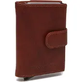 The Chesterfield Brand Antique Buff Crumbled Leder RFID Safe Geldbörse Hannover 31 cognac
