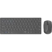 Hama 9600M, QWERTZ, Grau, Maus enthalten