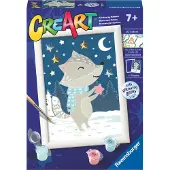 Ravensburger CreArt Paint by Numbers - Cute Badger, Mal-Set für Kinder, 7 Jahr(e), Mehrfarbig