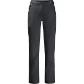Jack Wolfskin Funktionshose "GEIGELSTEIN PANTS W", Damen, Gr. 38, Normalgrößen, schwarz, Obermaterial: 91% Polyester, 9% sonstige Fasern. Futter: 100% Polyester, Hosen Funktionshose