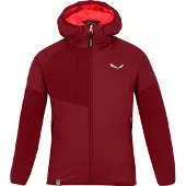 Salewa - Kid's Ortles Hybrid Tirol Wool Responsive Jacket - Kunstfaserjacke Gr 116 rot