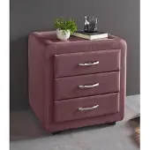 Maintal Nachtkonsole , lila (beere), B:48cm H:50cm T:43cm, Sideboards, Nachtkonsole