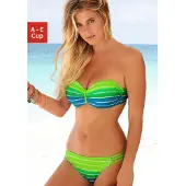 Venice beach Bügel-Bandeau-Bikini im trendigen Streifen-Look