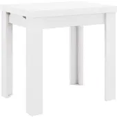 Mäusbacher Esstisch MÄUSBACHER "Monti", weiß (weiß matt), B:80cm H:78cm T:60cm, Tische, Esstisch, BESTSELLER, Tisch, Küchentisch, Auszugstisch ausziehbar auf 136 cm