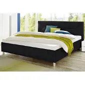 Maintal Polsterbett , schwarz, B:115cm L:210cm, Betten, Polsterbett