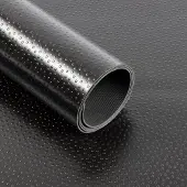 Floordirekt PVC-Bodenbelag Dots Schwarz Breite: 120 cm, Länge: 500 cm