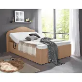 Maintal Polsterbett , beige, B:159cm L:212cm, Betten, Polsterbett
