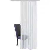 Home wohnideen Gardine "EIKE", (1 St.), HxB: 245x140, KOMBIBANDSCHAL LÄNGSSTREIFEN