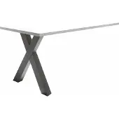 Mäusbacher Anbautisch MÄUSBACHER "Mio", schwarz-weiß (graphit, weiß matt), B:160cm H:75cm T:70cm, Holzwerkstoff, Ansatztischplatten, Anbautisch