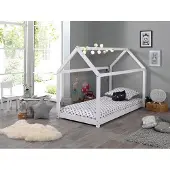 Vipack Hausbett Liegefläche 90 x 200 cm weiß