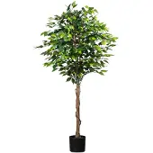Creativ Green Kunstpflanze , grün, H:180cm, Obermaterial: 60% Polyester, 40% Kunststoff, Kunstpflanzen, Kunstpflanze