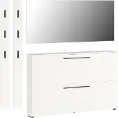 Germania Garderoben-Set "GW-Utah", weiß, Kastenmöbel-Sets, Garderoben-Set