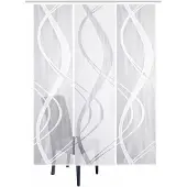 Home wohnideen Schiebegardine "TIBASO", weiß, B:57cm H:225cm, Wirkware, Obermaterial: 100% Polyester, Gardinen, Schiebegardine, halbtransparent