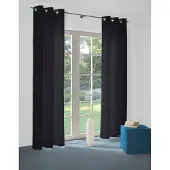 Wirth Vorhang "Java" Ösen 1 Stk. tlg. dark blue denim