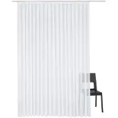 Wirth Gardine "Vanessa" Gr. 1, weiß, B:300cm H:125cm, Voile, Polyester, Gardinen, Gardine, Store