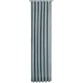 Wirth Vorhang "Warnow" Gr. 3, blau (rauchblau), B:132cm H:200cm, Chenille, Polyacryl, Gardinen, Vorhang