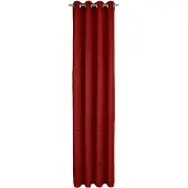Wirth Vorhang "Holmsund 288g/qm" Gr. 1, rot, B:132cm H:145cm, Chenille, Polyacryl, Gardinen, Vorhang