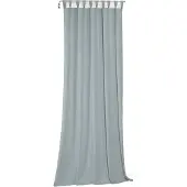 Wirth Vorhang "Torbole" Gr. 1, blau, B:65cm H:125cm, Jacquard, Baumwolle, Polyester, Gardinen, Vorhang