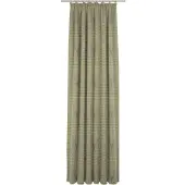 Wirth Vorhang "Stuben" Gr. 1, grün (lindgrün), B:65cm H:125cm, Jacquard, Baumwolle, Polyester, Gardinen, Vorhang