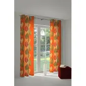 Wirth Vorhang "Marek" Gr. 1, orange (terra), B:145cm H:150cm, Polyester, Gardinen, Vorhang