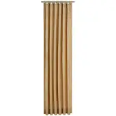 Wirth Vorhang "Trondheim 328 g/m2" Gr. 1, gelb (ocker), B:132cm H:145cm, Chenille, Polyacryl, Gardinen, Vorhang