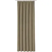 Wirth Vorhang "Trondheim 234 g/m2" Gr. 1, grau (taupe), B:132cm H:145cm, Chenille, Polyacryl, Gardinen, Vorhang