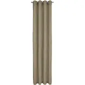 Wirth Vorhang "Trondheim B" Gr. 1, grau (taupe), B:131cm H:145cm, Chenille, Polyacryl, Gardinen, Vorhang