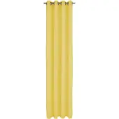 Wirth Vorhang "Holmsund 288g/qm" Gr. 1, gelb, B:132cm H:145cm, Chenille, Polyacryl, Gardinen, Vorhang