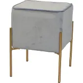 Inosign Sitzhocker "Liano", grau, H:47cm T:36cm, Hocker, Sitzhocker