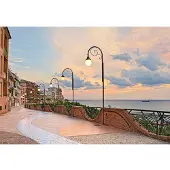 Papermoon Fototapete "Seafront in Ortona, Abruzzo", bunt, B:3m L:2,23m, Vlies, Tapeten, Fototapete
