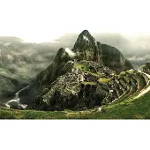 Papermoon Fototapete "Machu Picchu", bunt, B:2,5m L:1,86m, Vlies, Tapeten, Fototapete