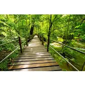 Papermoon Fototapete "Bridge Walk", bunt, B:2,5m L:1,86m, Vlies, Tapeten, Fototapete